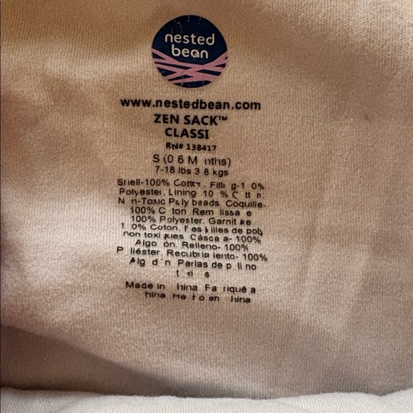Nested Bean Sleep Sack - Picture 6 of 8